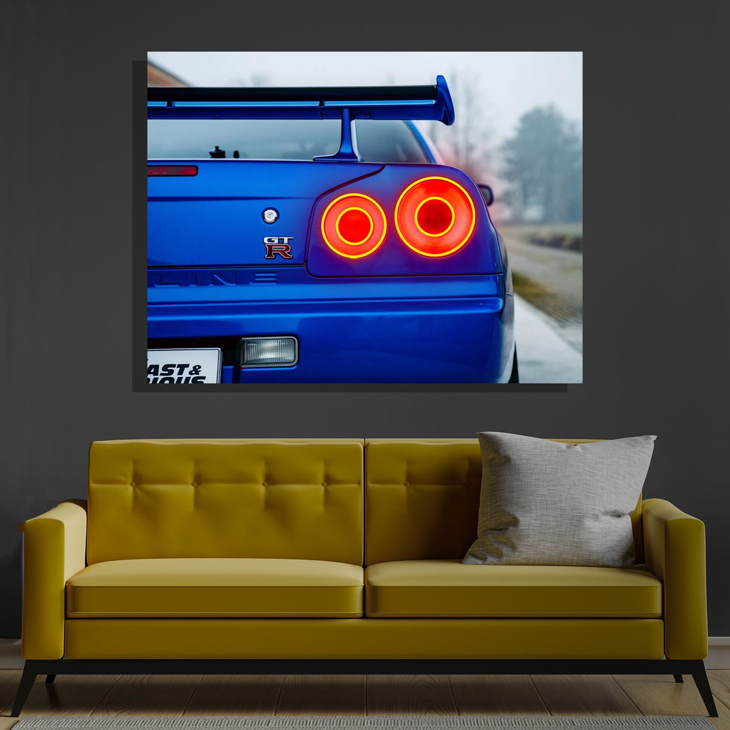 Neon Car Artwork