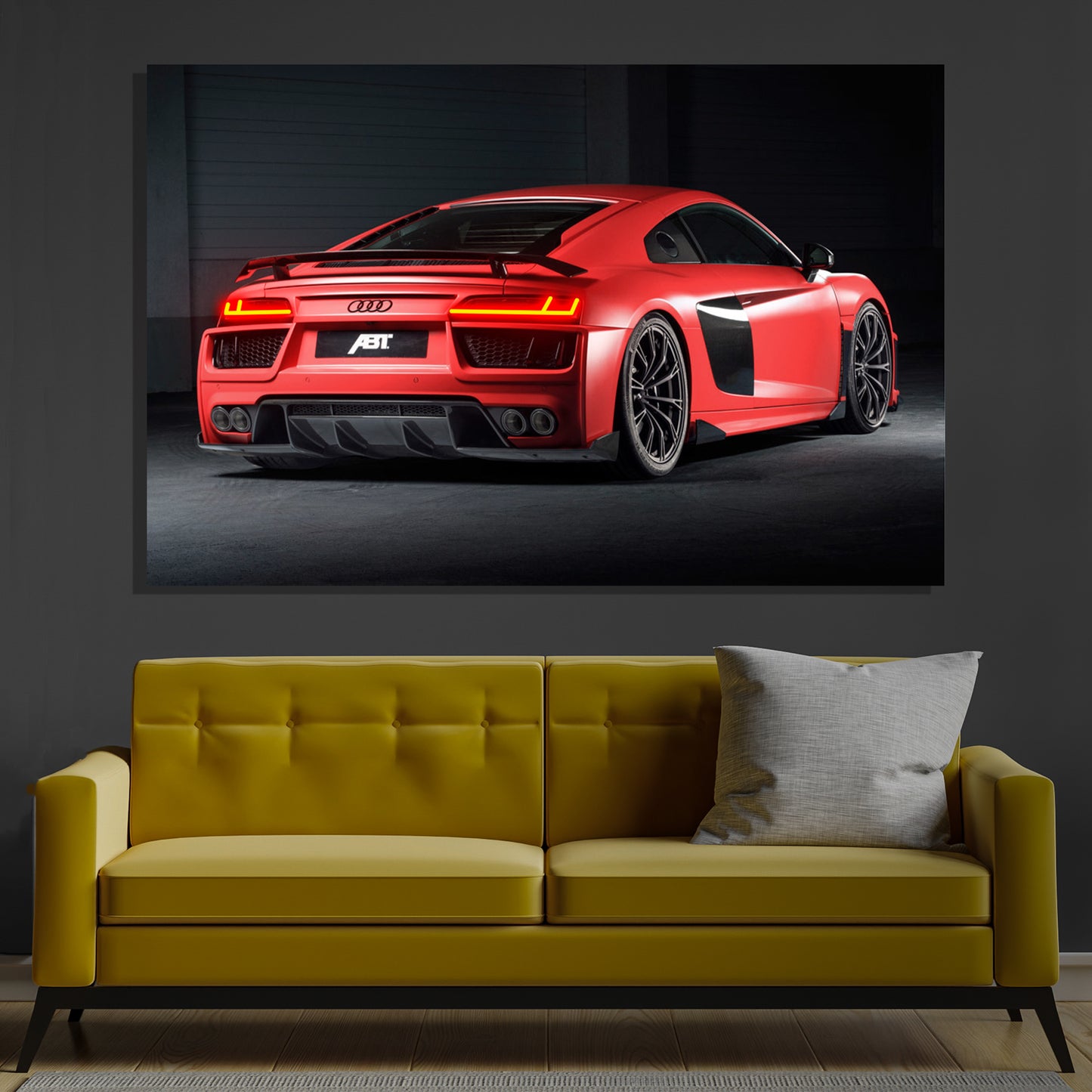Neon Car Artwork