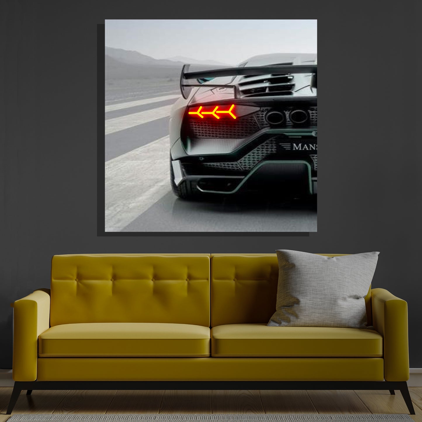 Neon Car Artwork